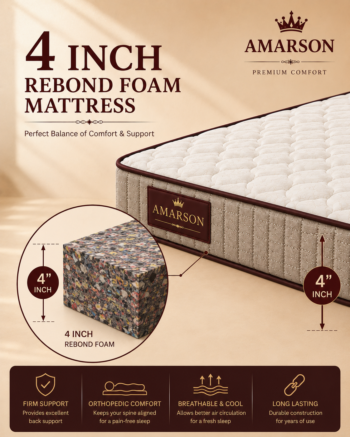 Rebond Mattress