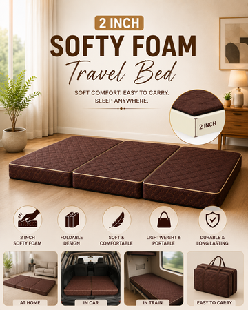 2inch Softy Foam Travel Bed