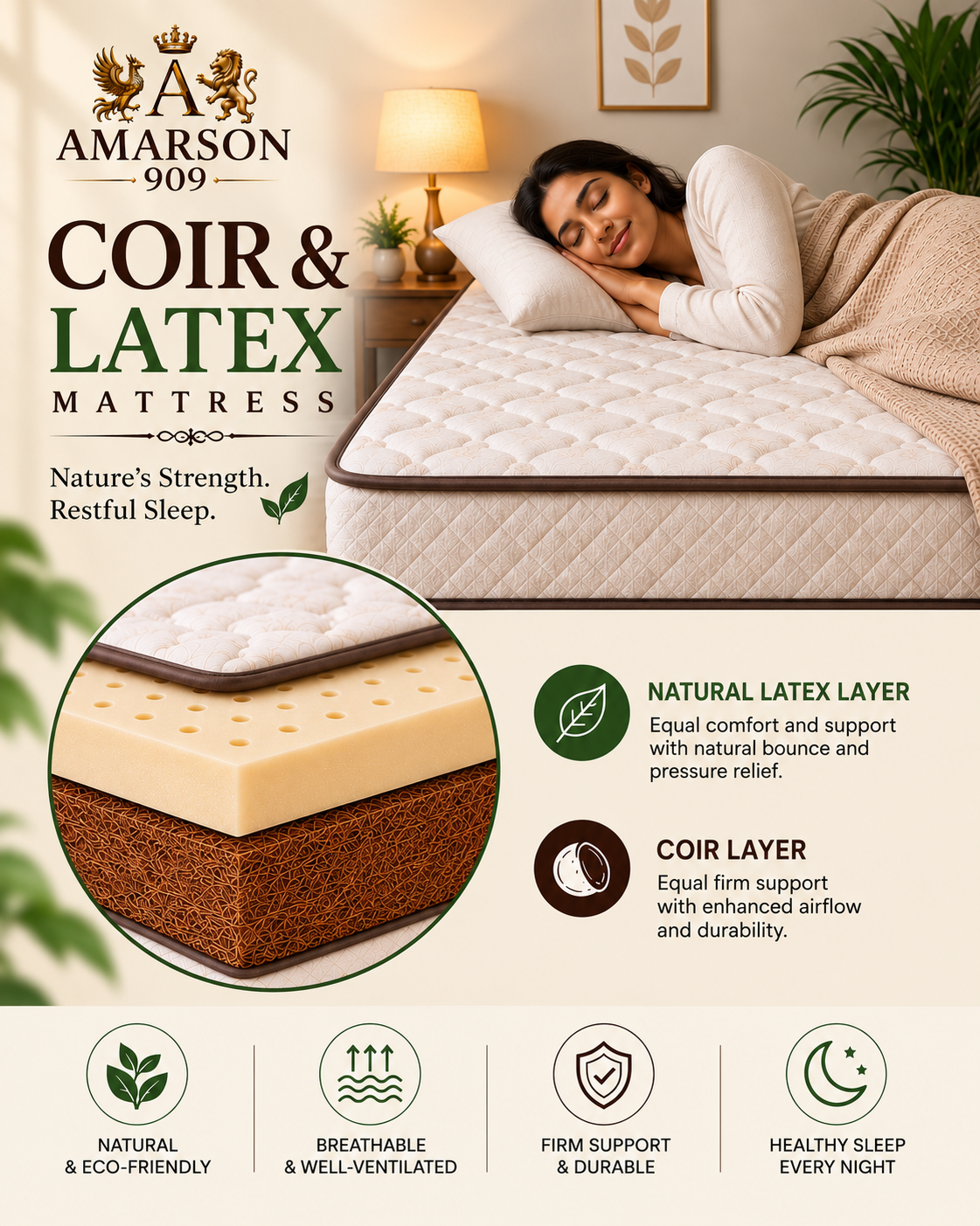 Coir & Latex Mattress