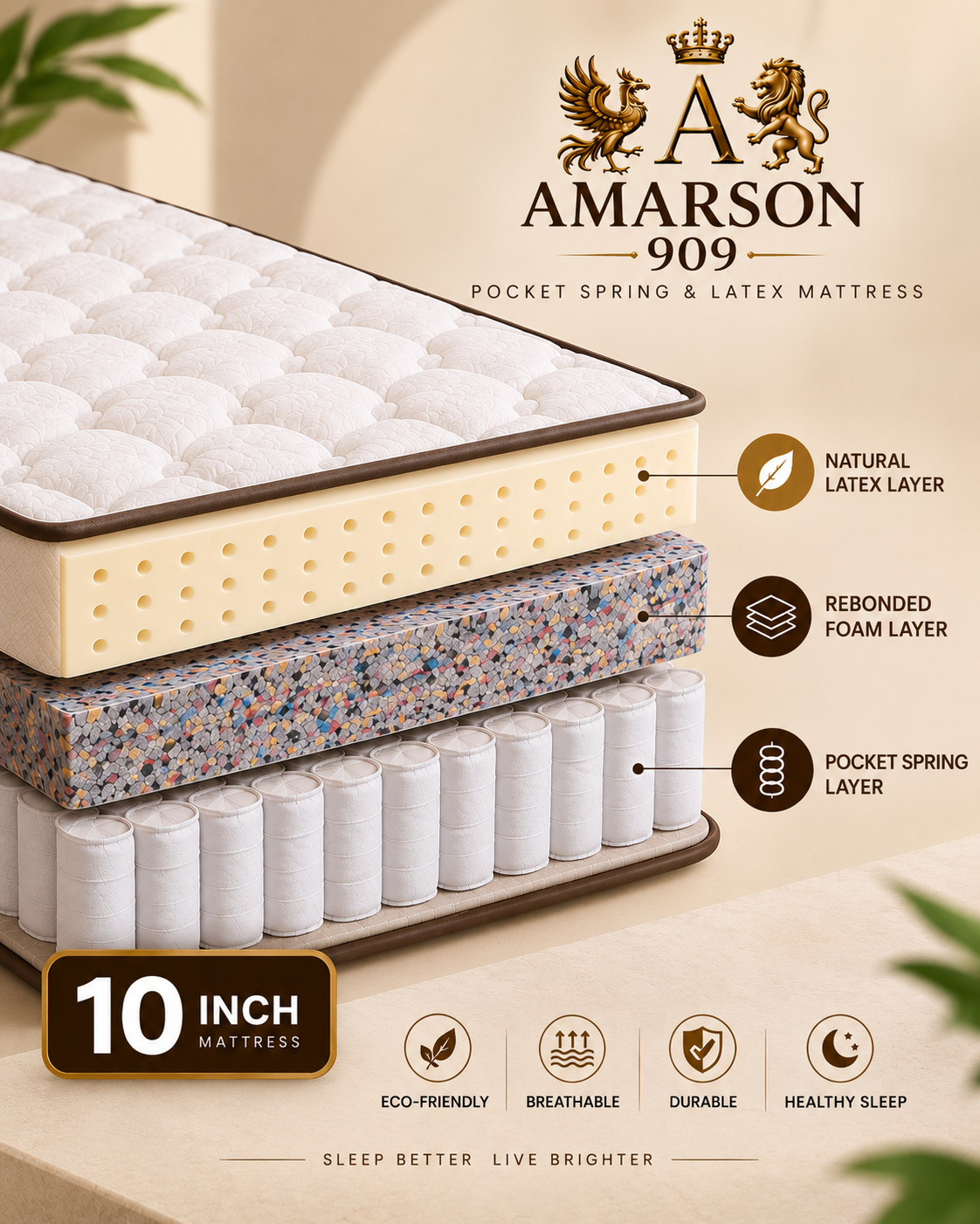Pocket Spring & Latex Mattress